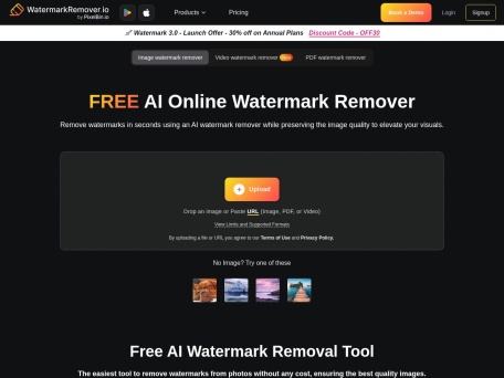 WatermarkRemover.io 界面预览