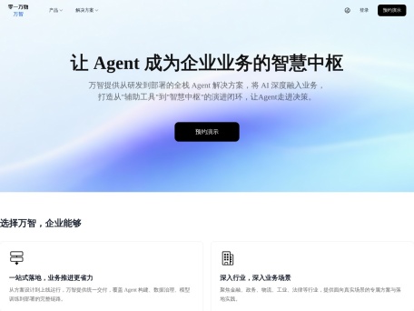 万智 界面预览